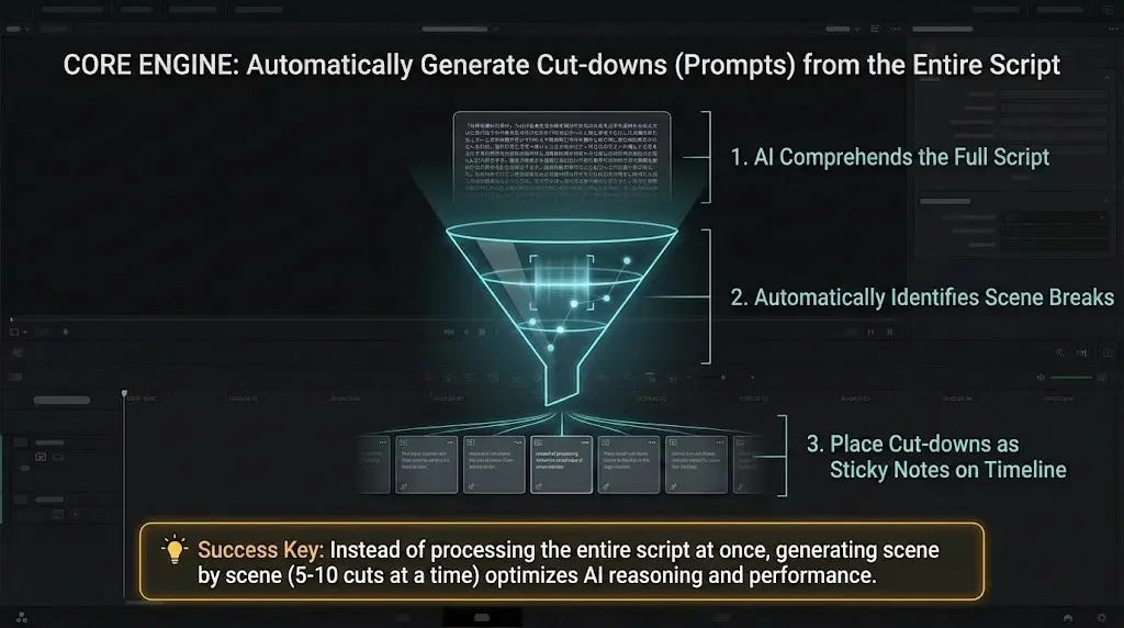 Visual highlighting the flagship bulk cut-generation workflow
