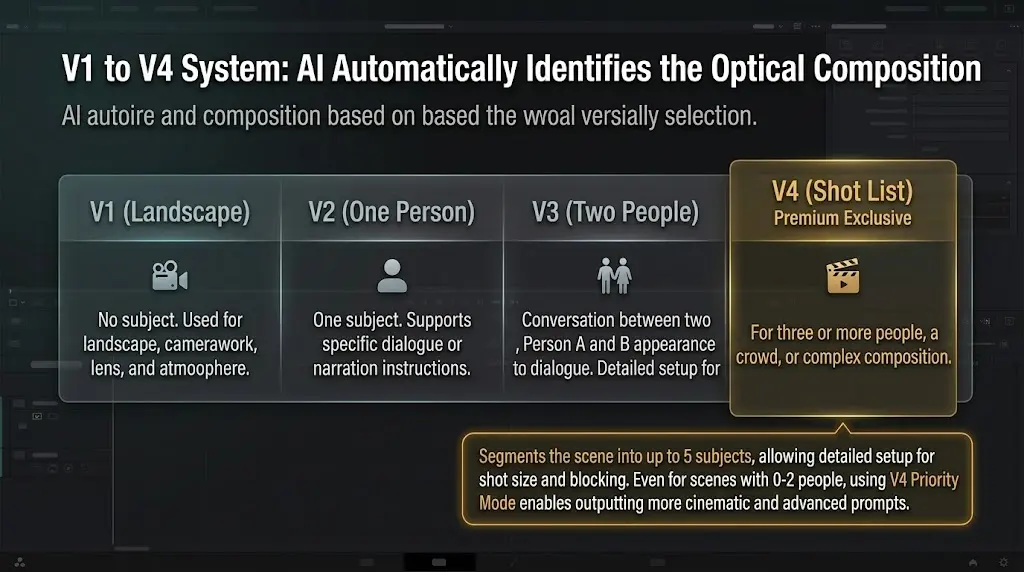 Visual explaining Premium prioritize V4 option