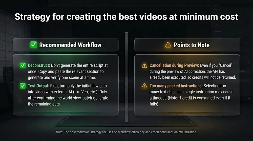 Supplemental visual at the end of prompt consumption by feature